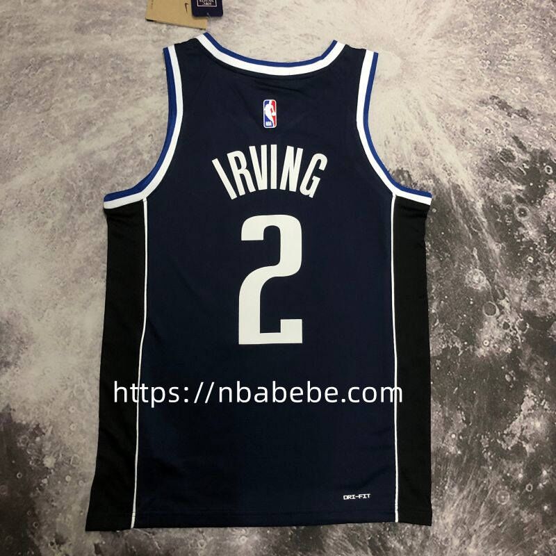 Maillot Dallas Mavericks Jordan 2023 2024 Irving 2 noir – Image 2