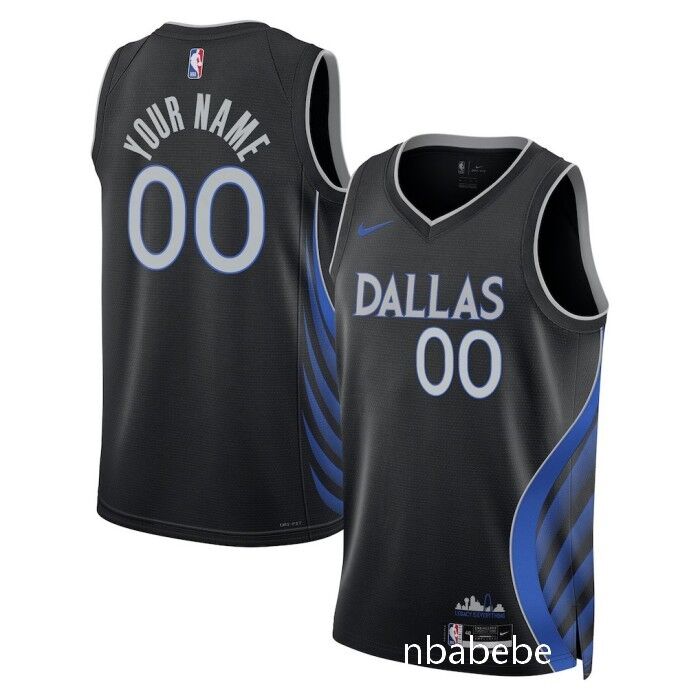 Maillot de Basket NBA Dallas Mavericks 2025 2026 personnalisé city édition